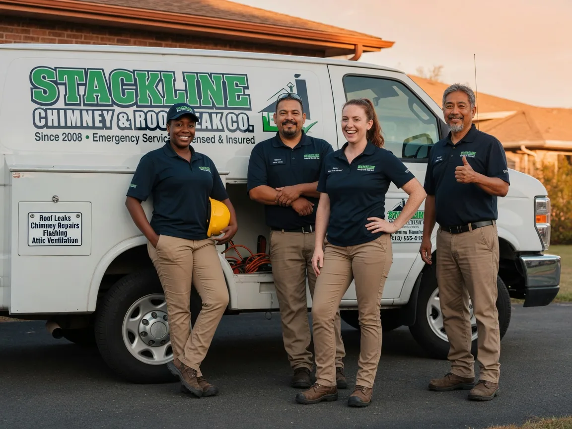 Chimney flashing repair company in Oxford, IA